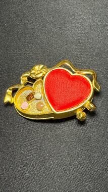 Vintage Danecraft Box of Chocolates Brooch